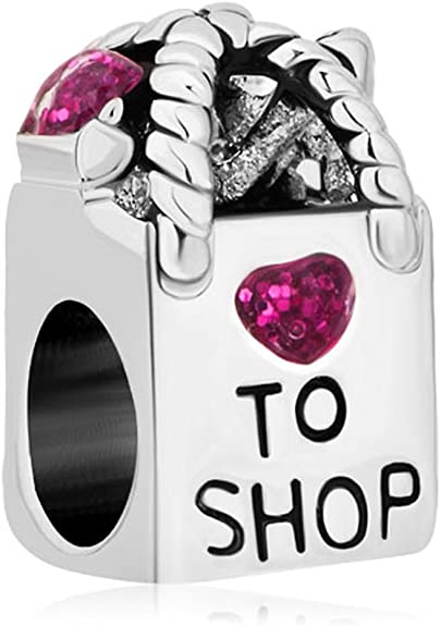 Pandora Love To Shop Bag Charm actual image