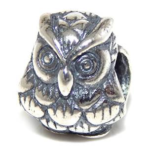Pandora 3D Owl Bead