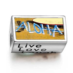 Pandora Aloha On The Hawaii Sand Words Live Love Laugh Charm