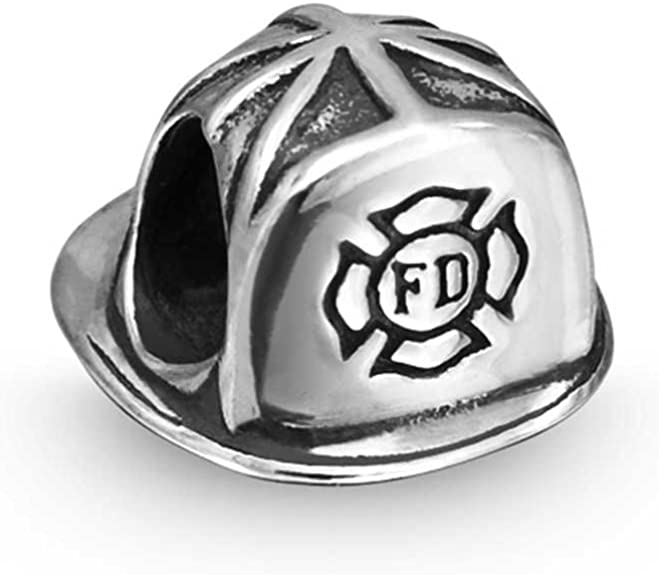 Pandora Firefighter Helmet Charm