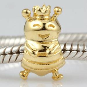 Pandora Gold Plated Queen Bee Charm