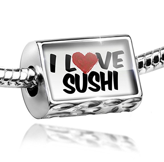 Pandora I Love Sushi Charm actual image