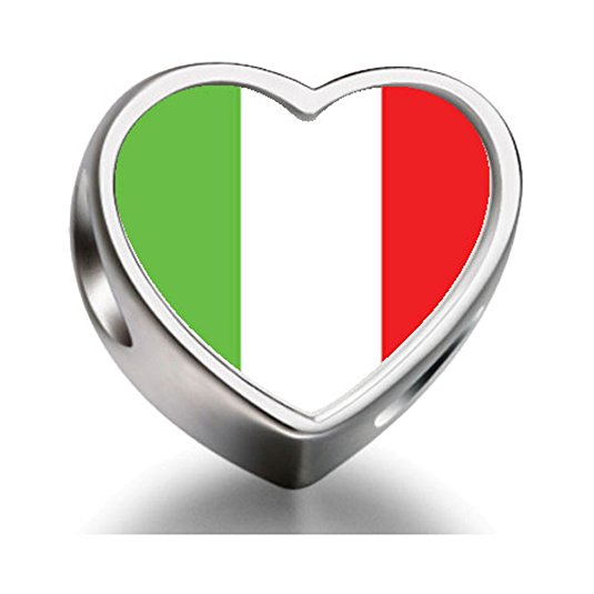 Pandora Italy Soccer Team Logo Charm