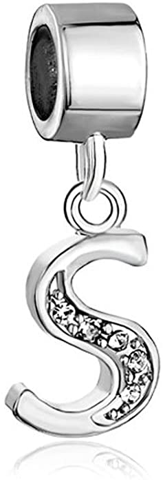 Pandora Letter S With Crystals Clip-On Charm