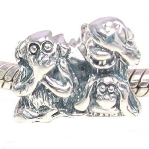 Pandora Monkeys Couple Charm