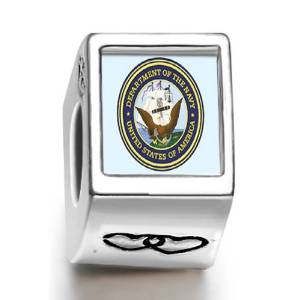 Pandora Navy Seal Photo Heart Charm