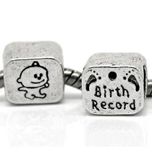 Pandora Newborn Birth Certificate Charm