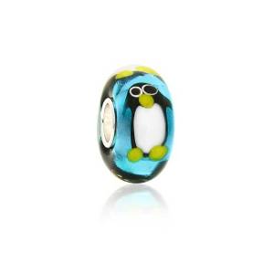 Pandora Penguin Murano Glass Charm
