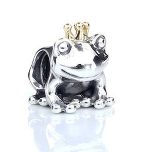 Smiling Frog Prince With Crown Pandora Charm